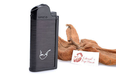 IMCO Chic 4 Pipe Flint Schwarz Pfeifenfeuerzeug mit Stopfer
